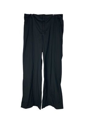 Halara Black Flex Mid Rise Pocket Straight Leg Work Pants
